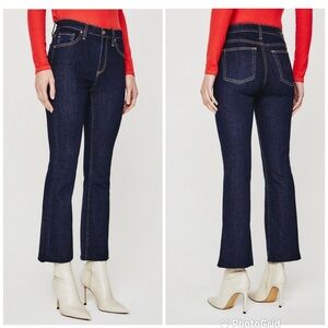 AG Adriano Goldschmied Farrah Boot Crop in Modern Indigo New with Tags!